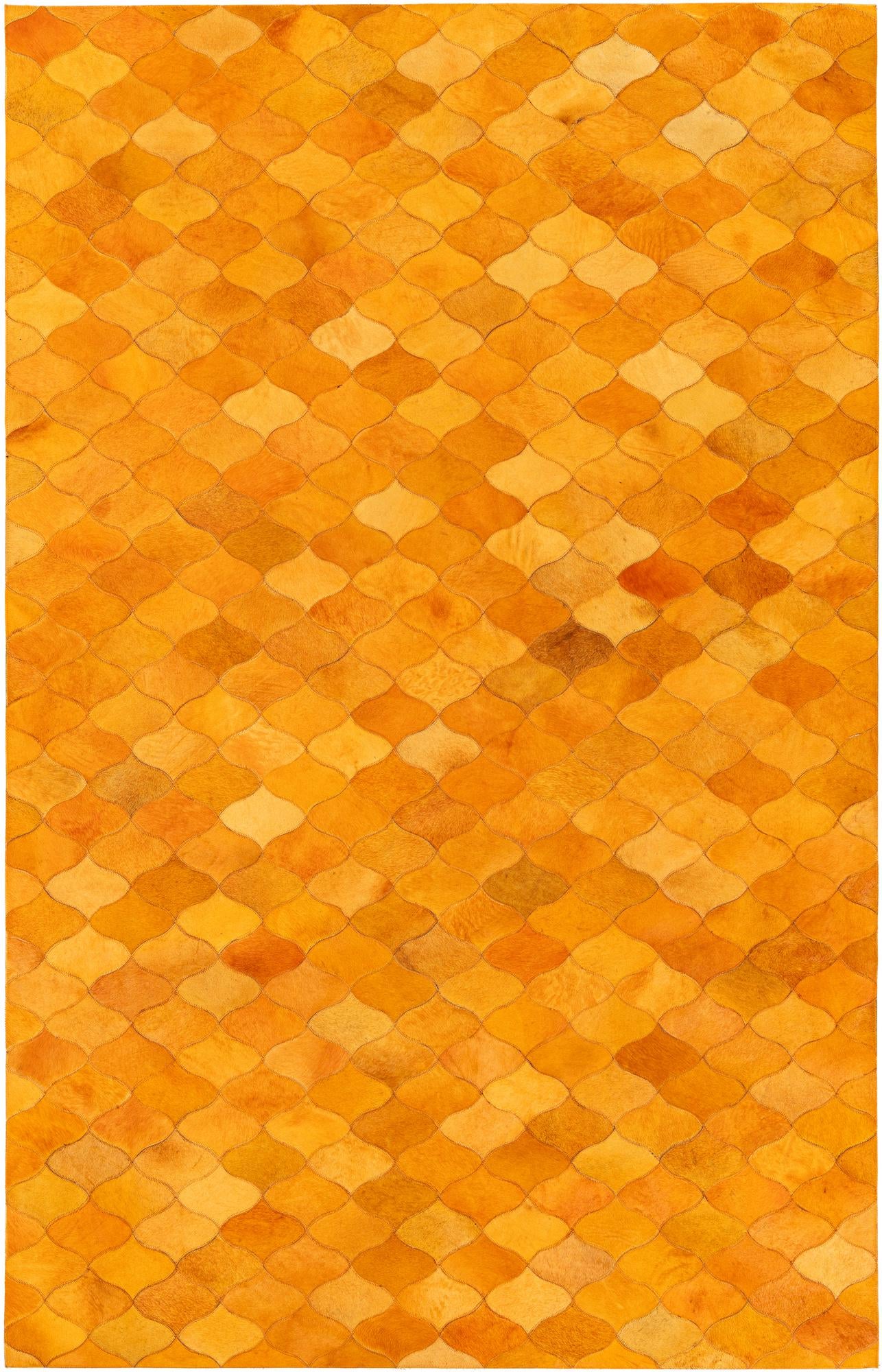 5' 1 x 8' Cowhide Stocks Rug
