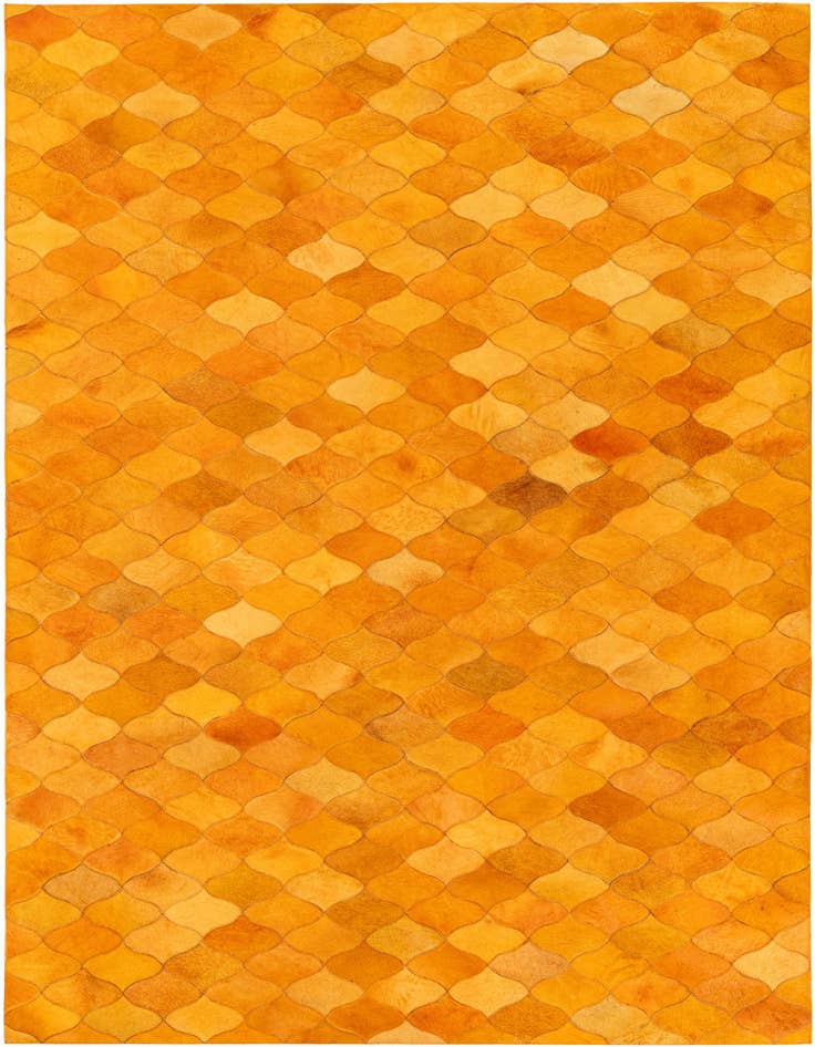 Detail image of 5' 1 x 8' Cowhide Stocks Rug