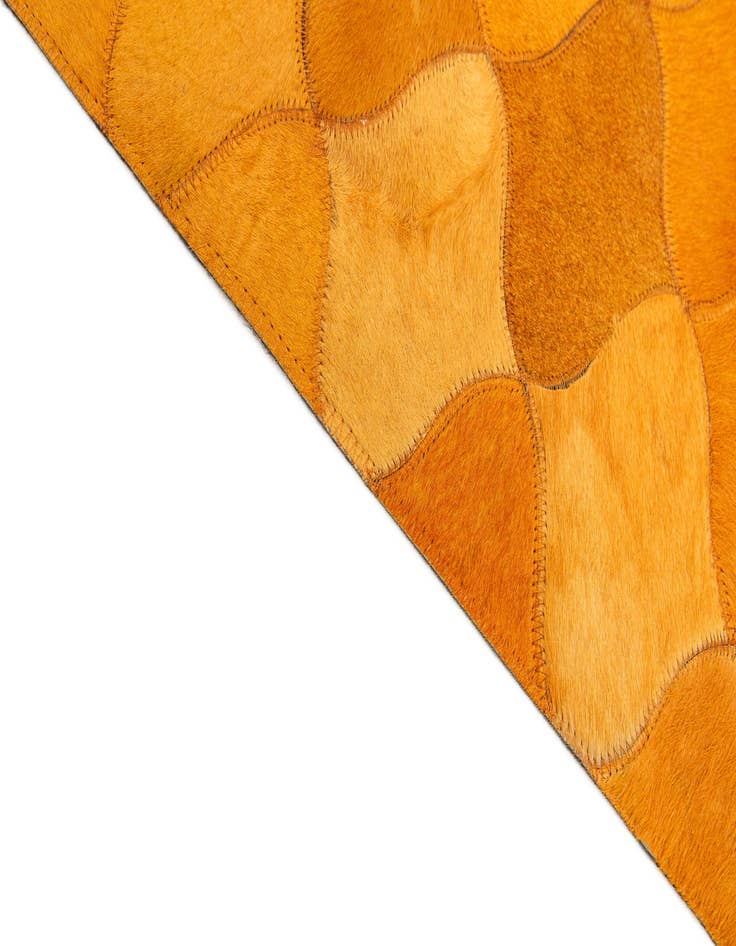Detail image of 5' 1 x 8' Cowhide Stocks Rug