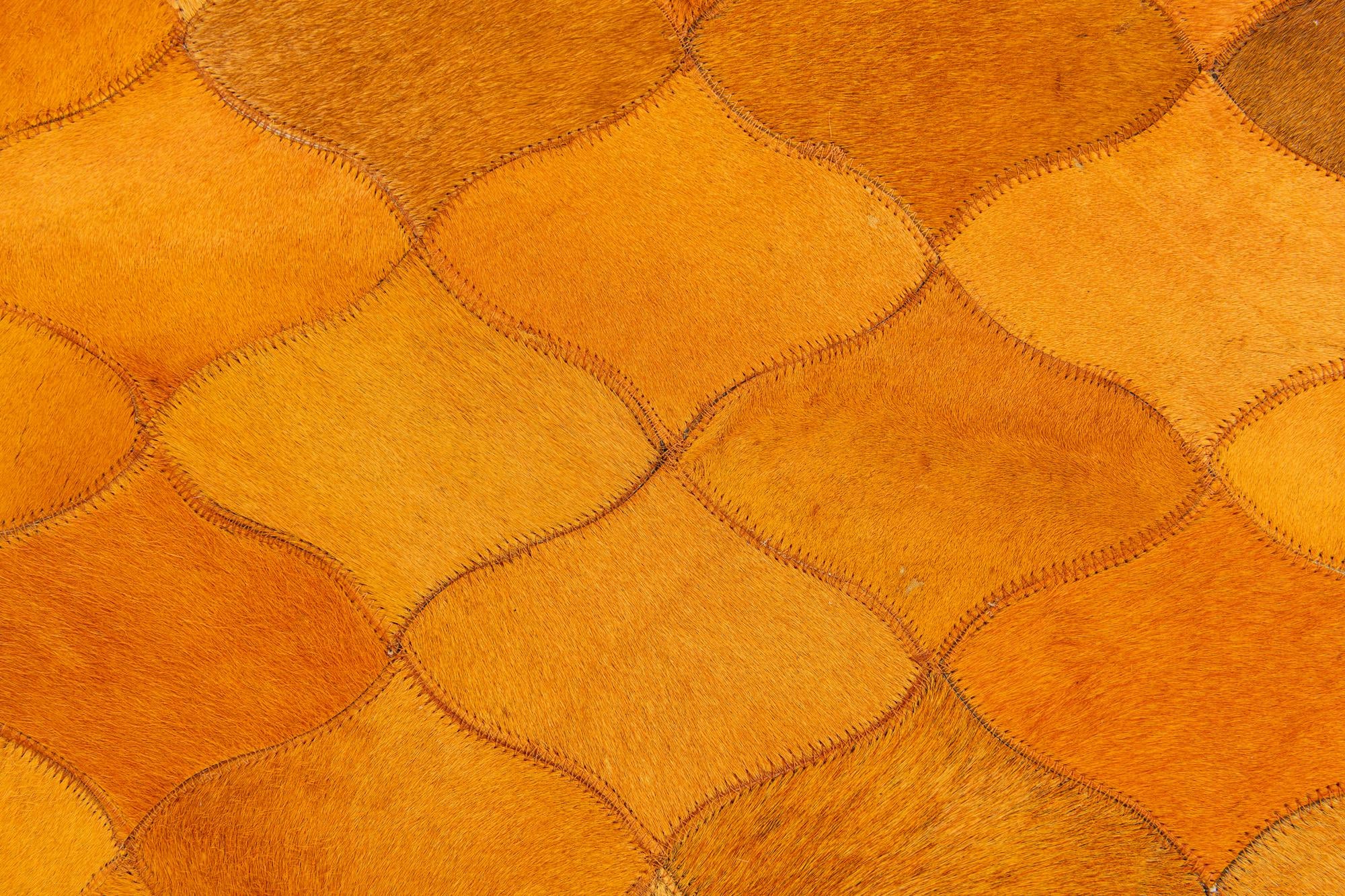 5' 1 x 8' Cowhide Stocks Rug