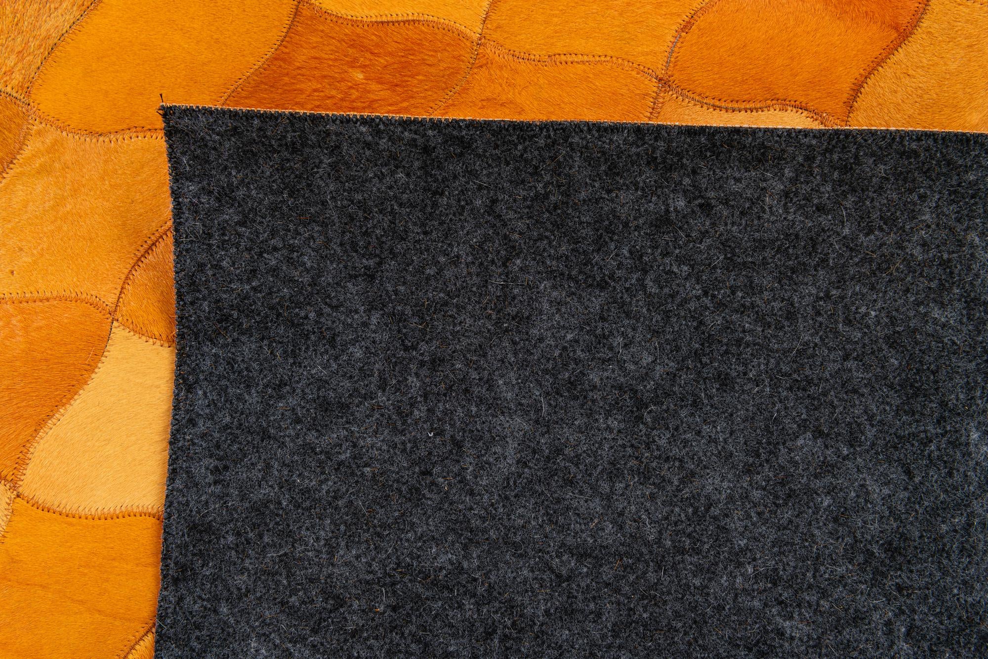 5' 1 x 8' Cowhide Stocks Rug