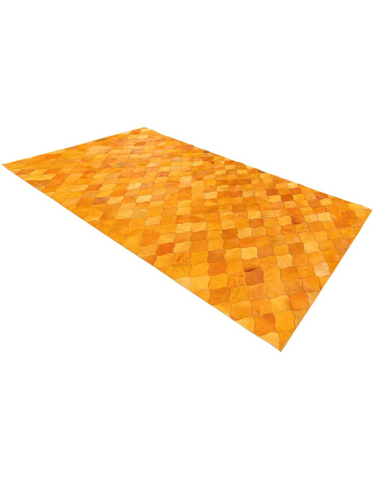 Detail image of 5' 1 x 8' Cowhide Stocks Rug