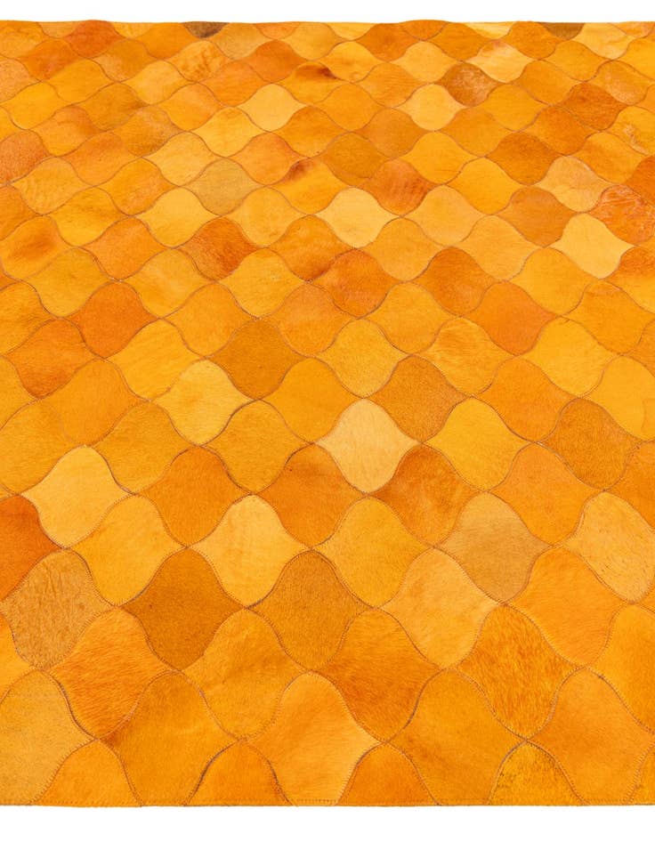Detail image of 5' 1 x 8' Cowhide Stocks Rug