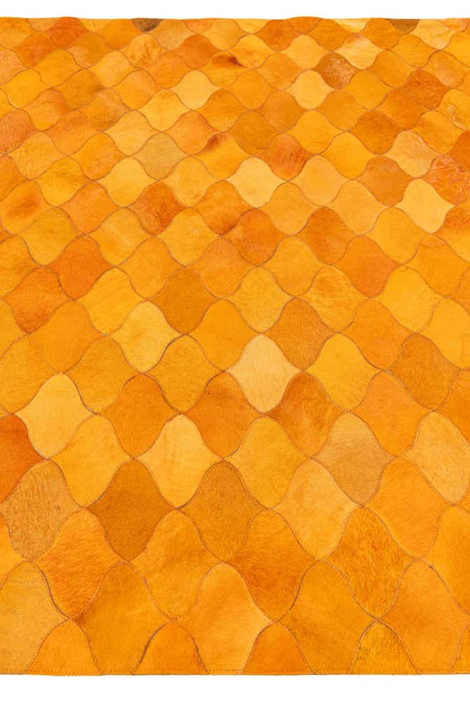 5' 1 x 8' Cowhide Stocks Rug