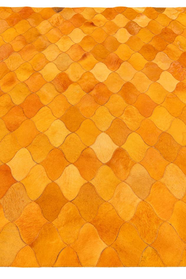 Detail image of 5' 1 x 8' Cowhide Stocks Rug