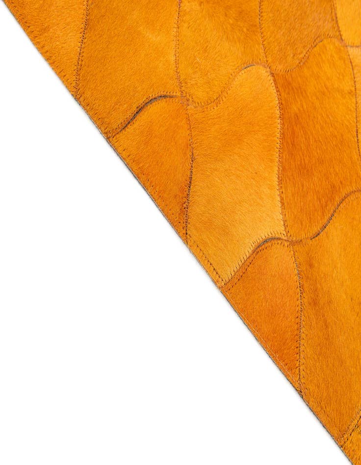 Detail image of 5' 1 x 8' Cowhide Stocks Rug