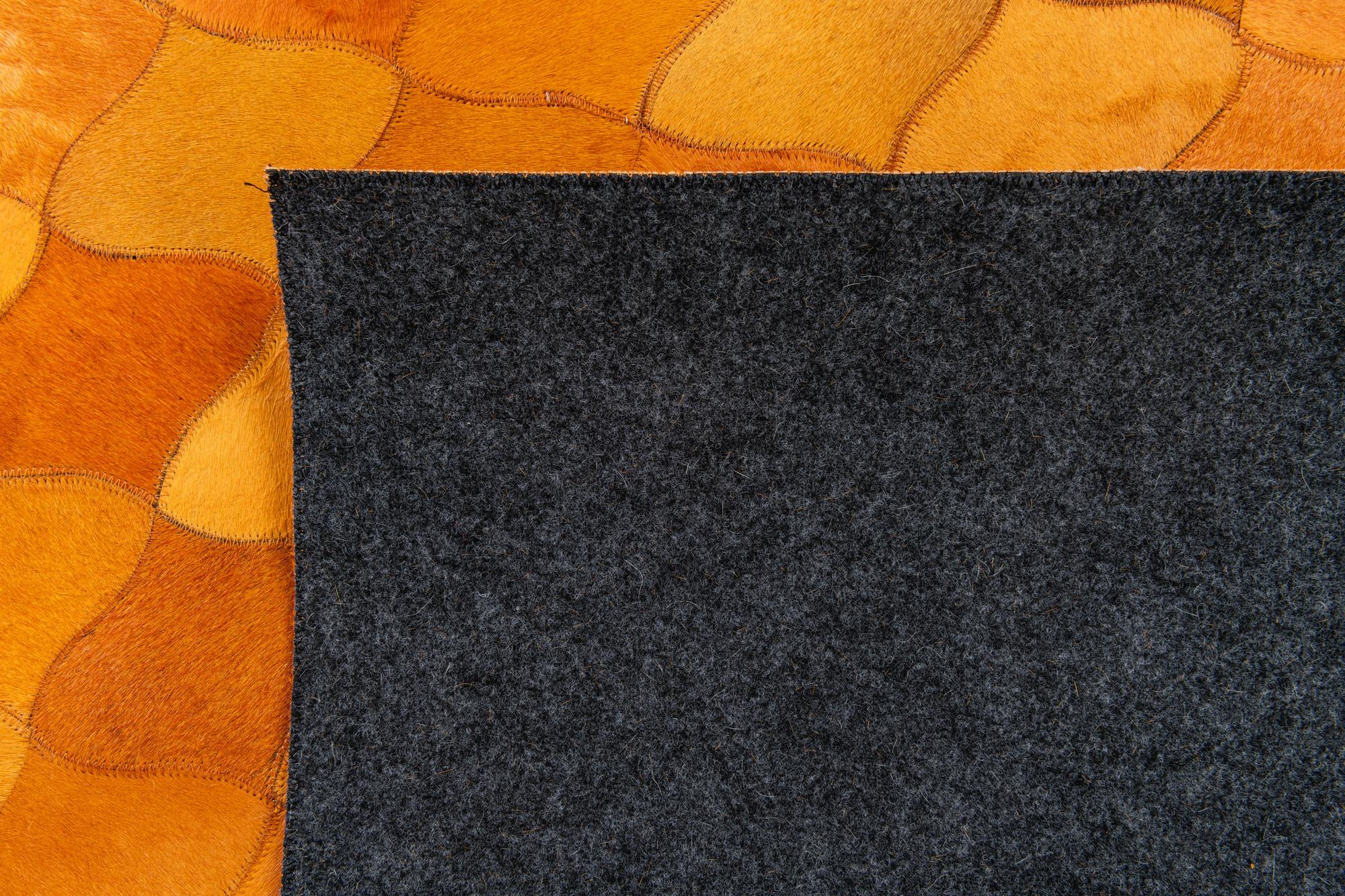 5' 1 x 8' Cowhide Stocks Rug