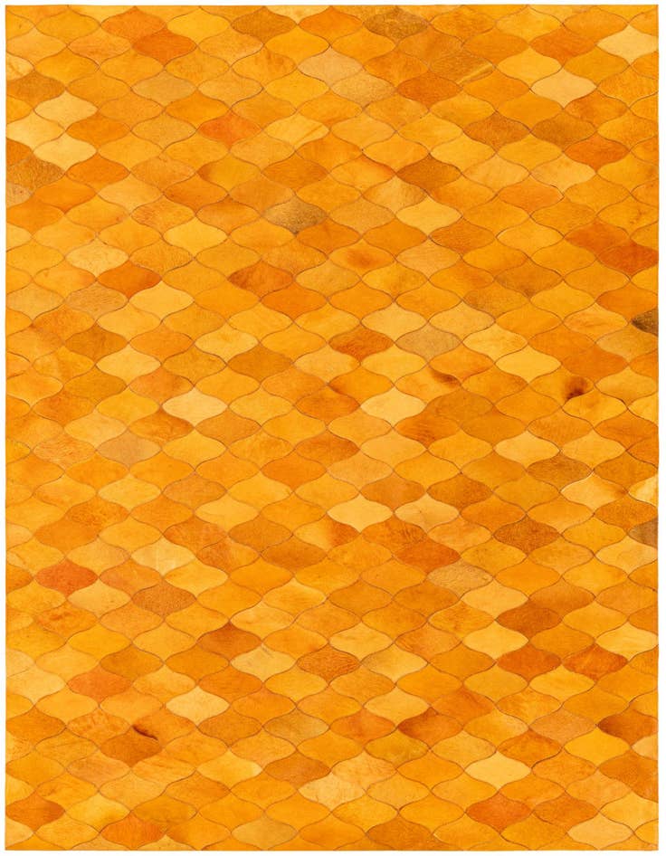 Detail image of 5' 1 x 8' Cowhide Stocks Rug