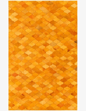 5' 1 x 8' Cowhide Stocks Rug