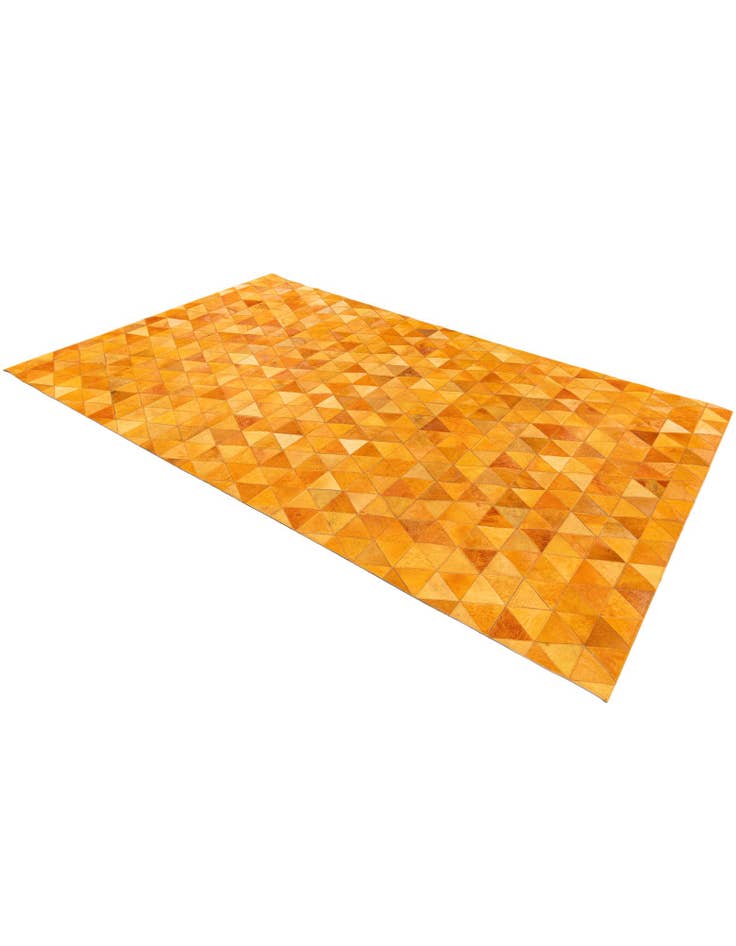Detail image of 4' 11 x 8' Cowhide Stocks Rug