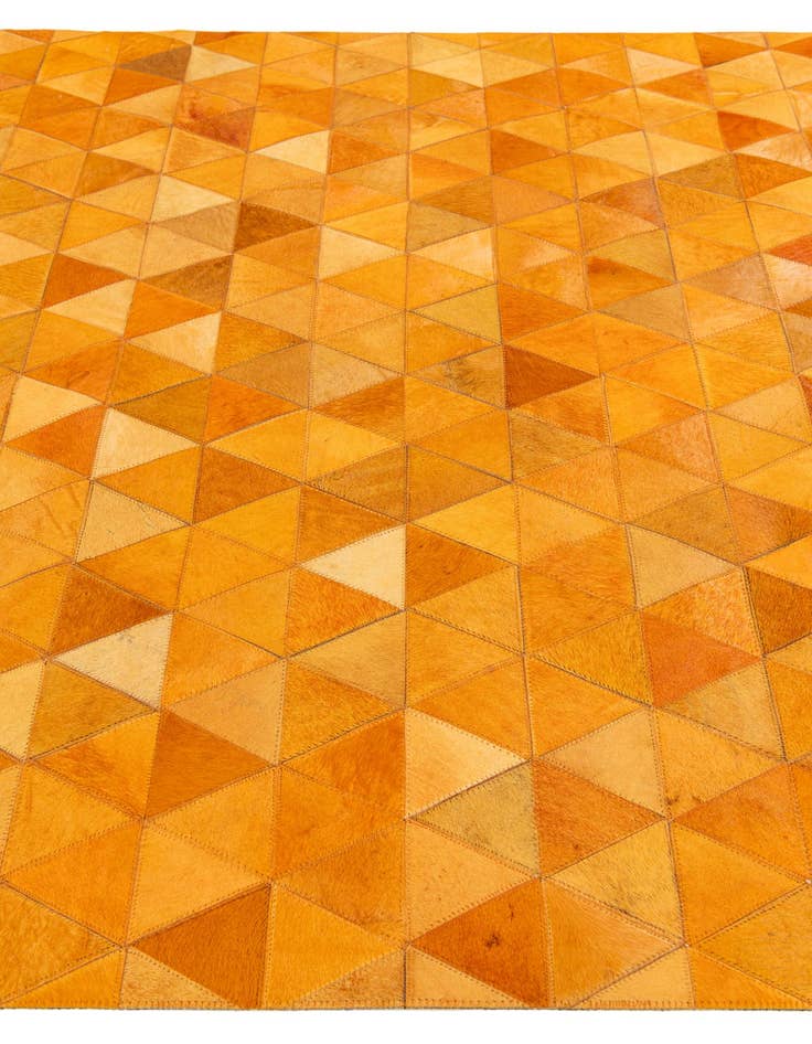 Detail image of 4' 11 x 8' Cowhide Stocks Rug