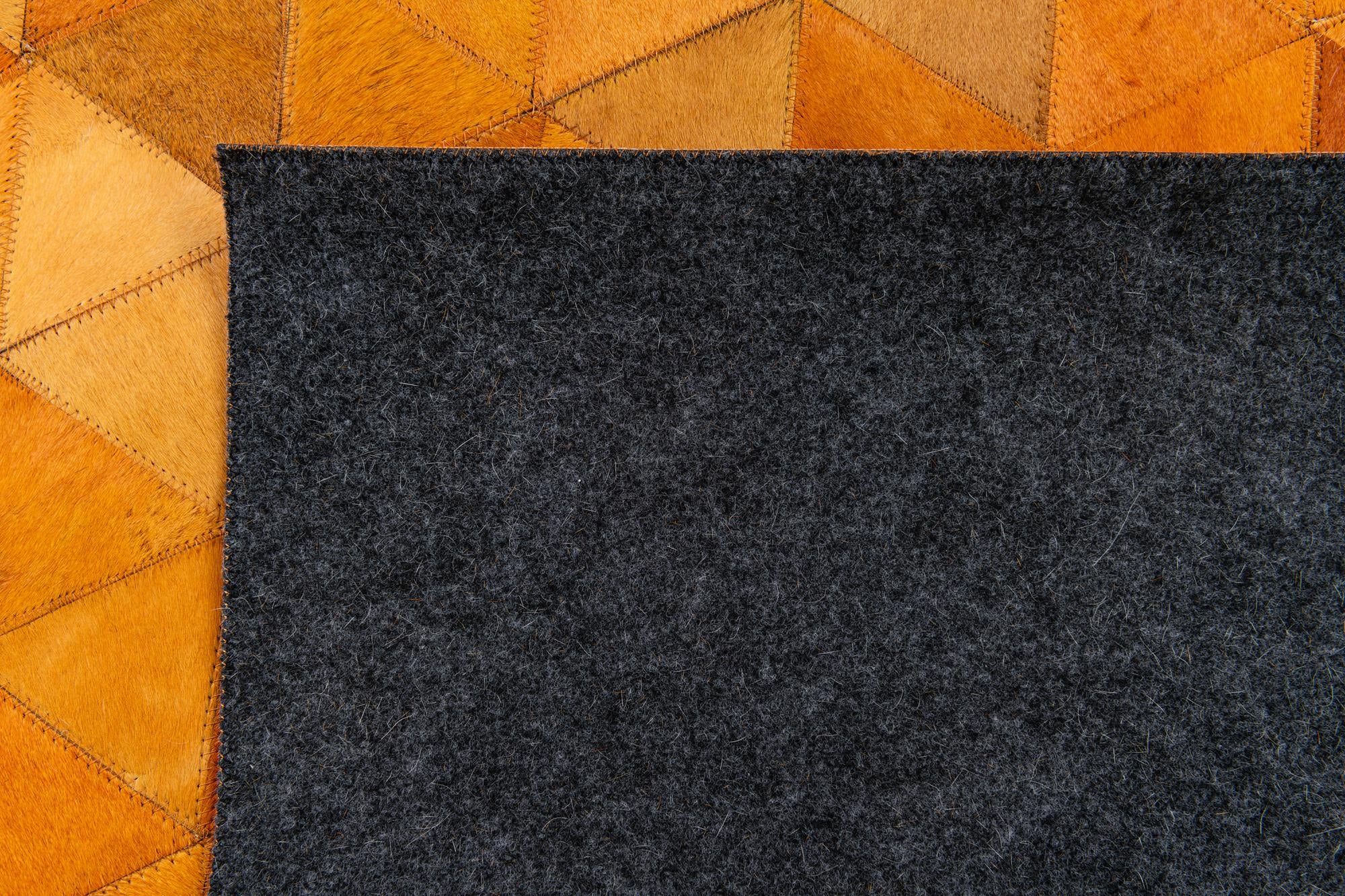 4' 11 x 8' Cowhide Stocks Rug