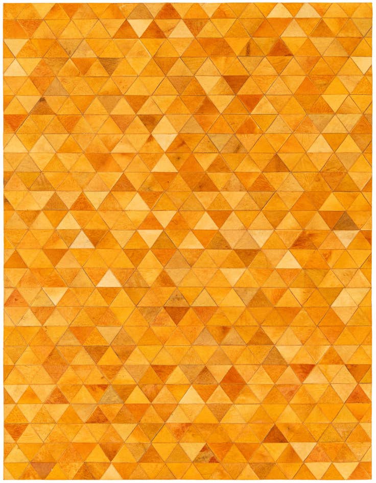 Detail image of 4' 11 x 8' Cowhide Stocks Rug