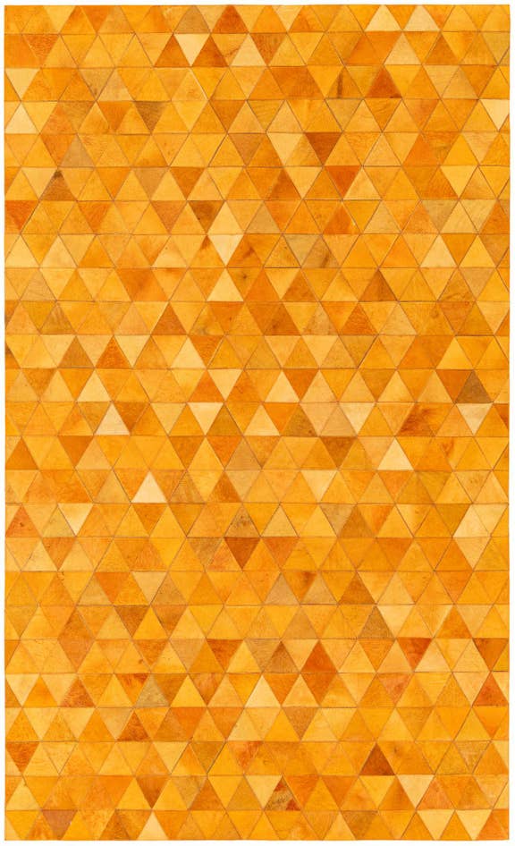 Detail image of 4' 11 x 8' Cowhide Stocks Rug