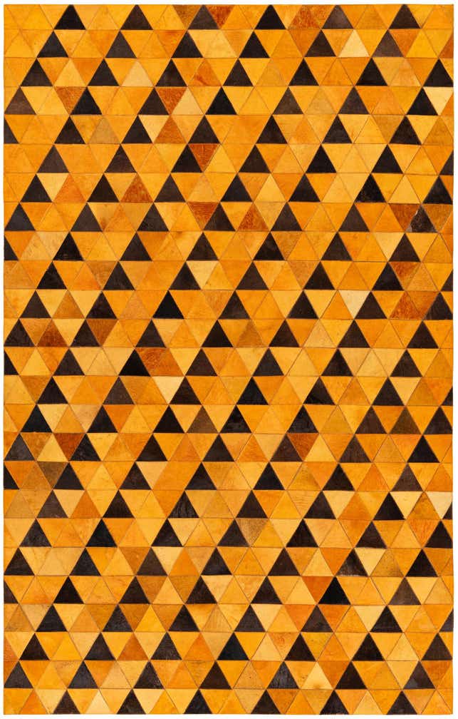 5' 1 x 7' 11 Cowhide Stocks Rug