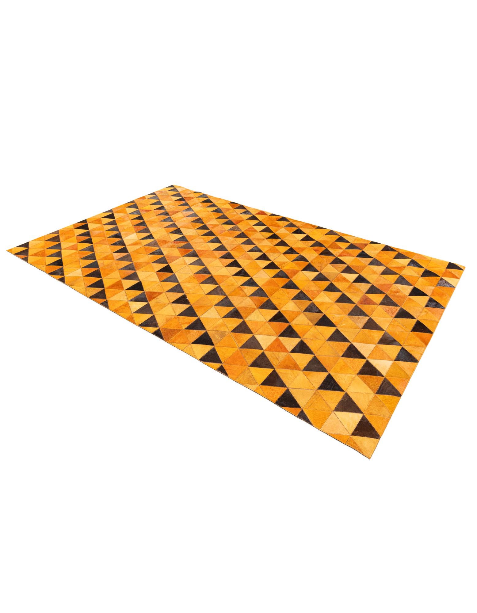 5' x 8' 2 Cowhide Stocks Rug