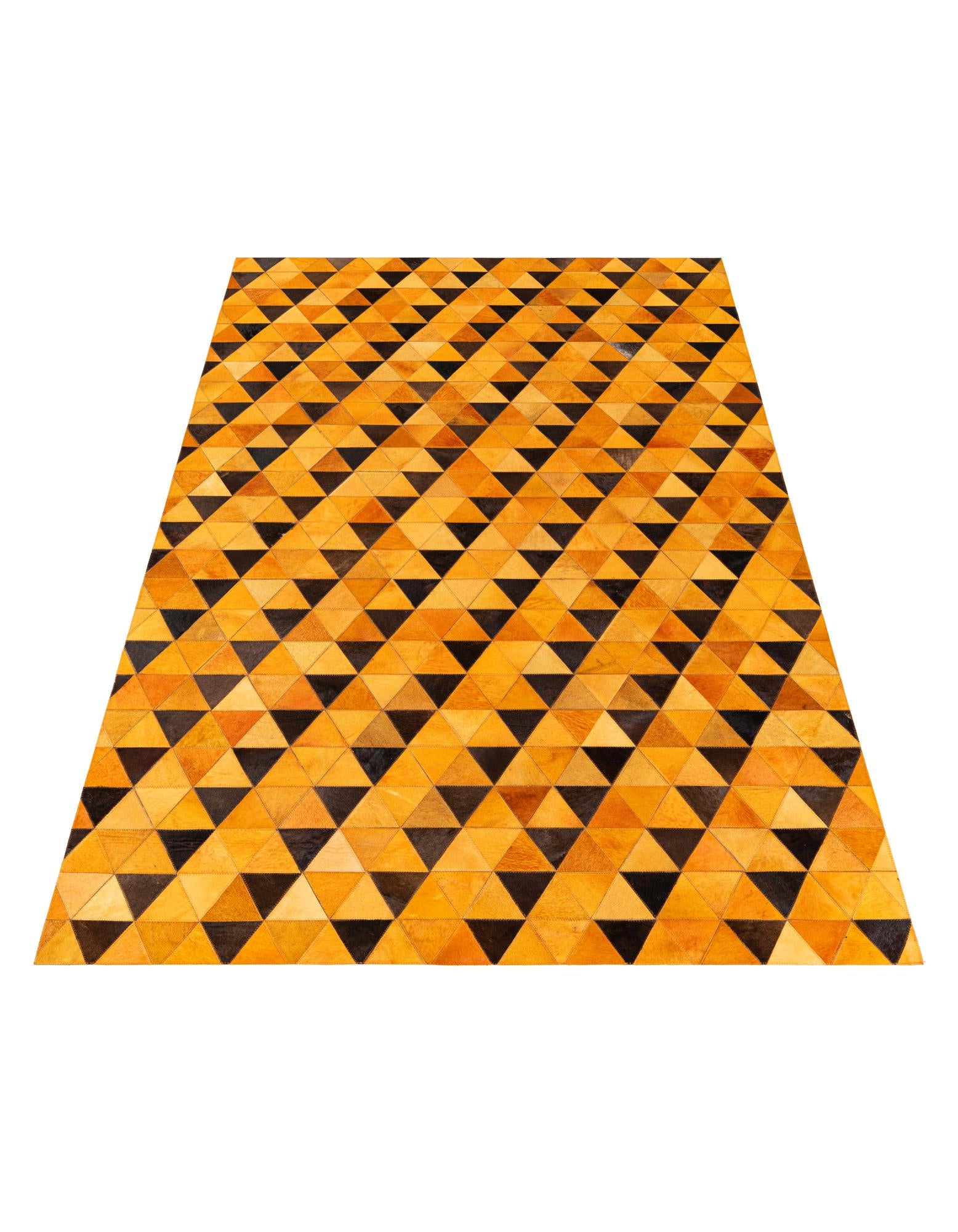 5' x 8' 2 Cowhide Stocks Rug