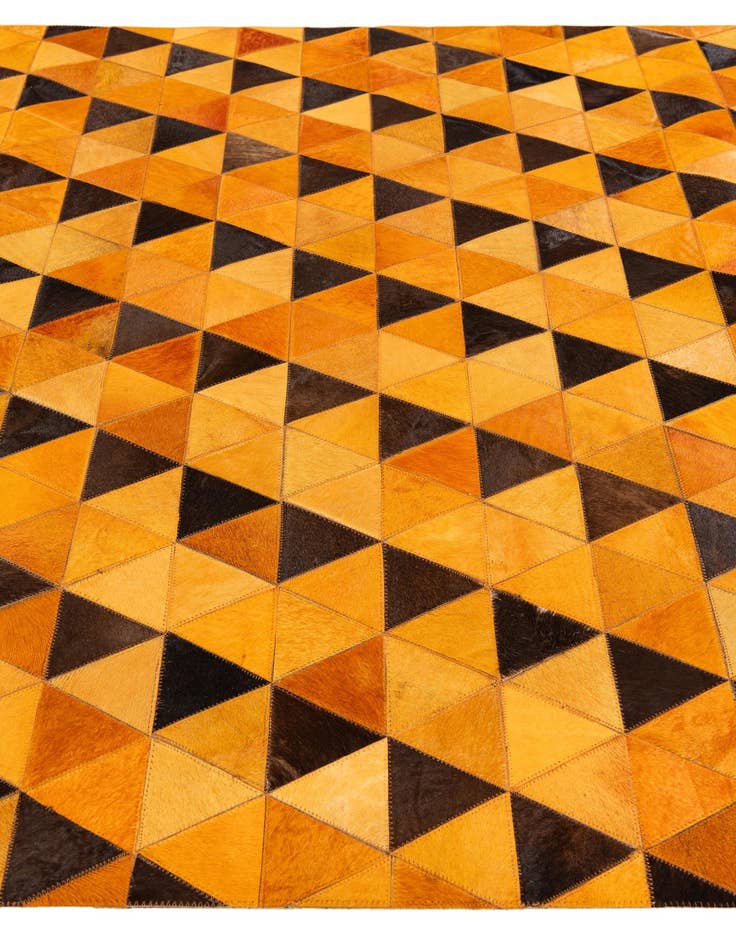 Detail image of 5' x 8' 2 Cowhide Stocks Rug