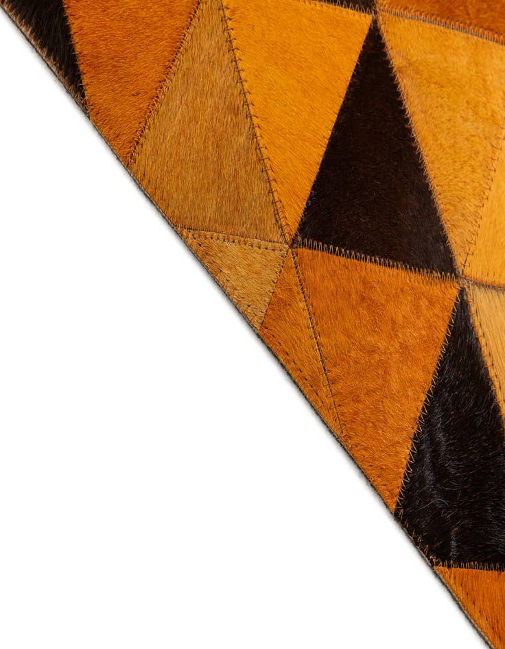 Detail image of 5' x 8' 2 Cowhide Stocks Rug