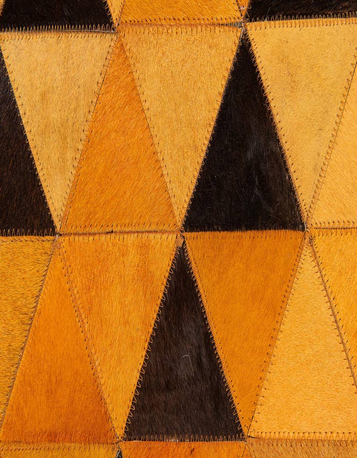 Detail image of 5' x 8' 2 Cowhide Stocks Rug