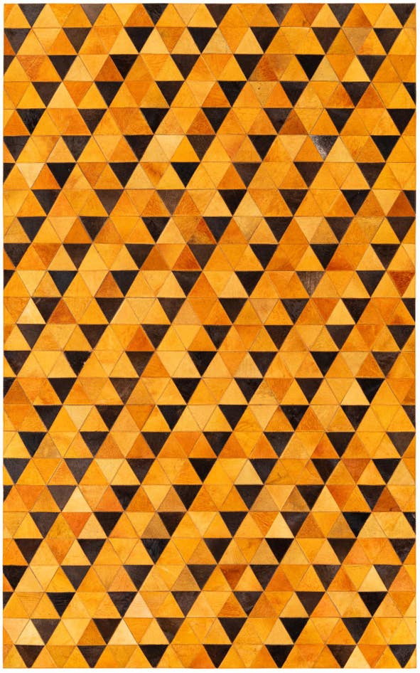 Detail image of 5' x 8' 2 Cowhide Stocks Rug