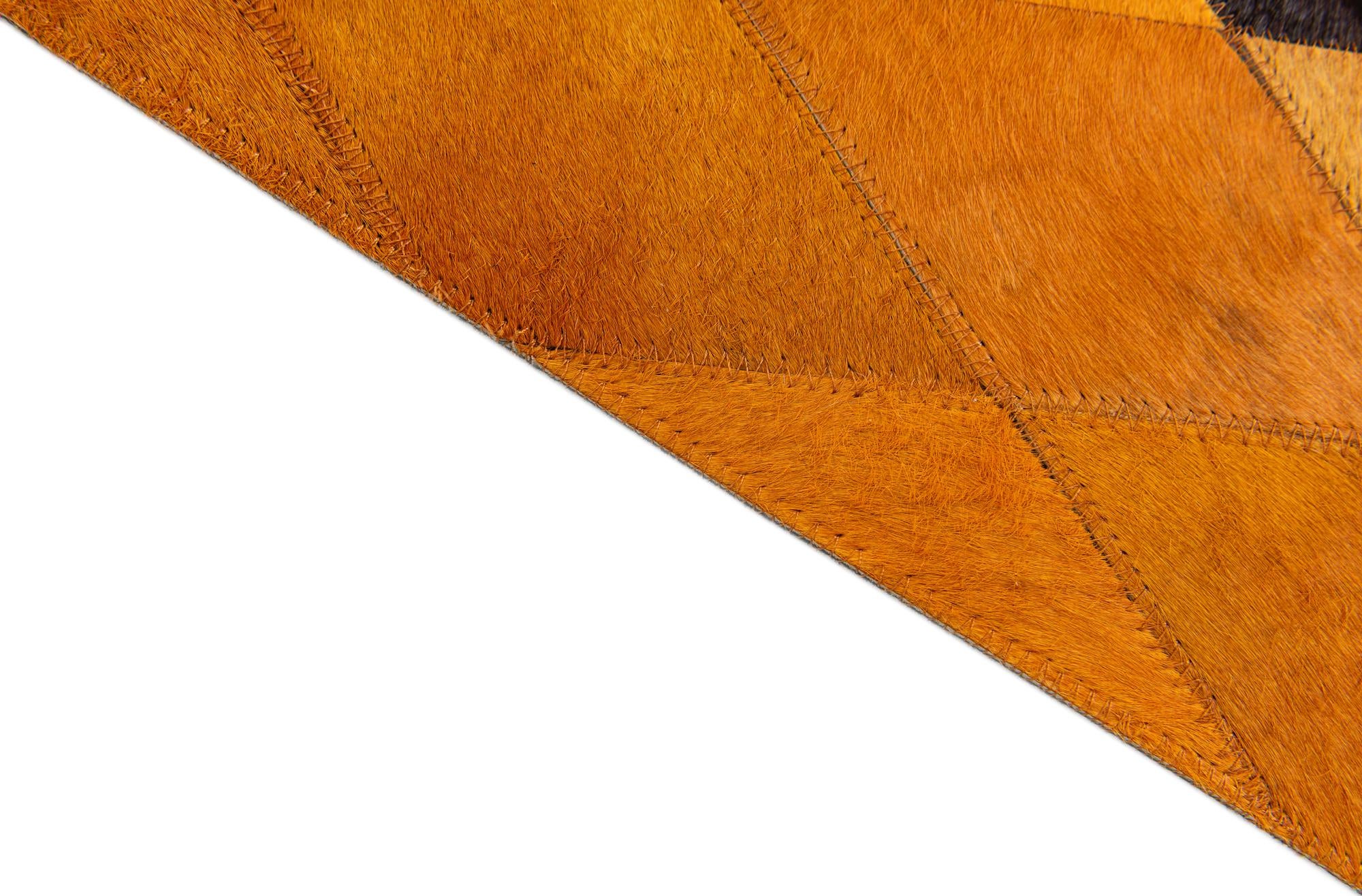 5' 1 x 8' 1 Cowhide Stocks Rug