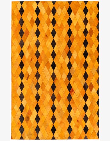 5' 1 x 8' 1 Cowhide Stocks Rug