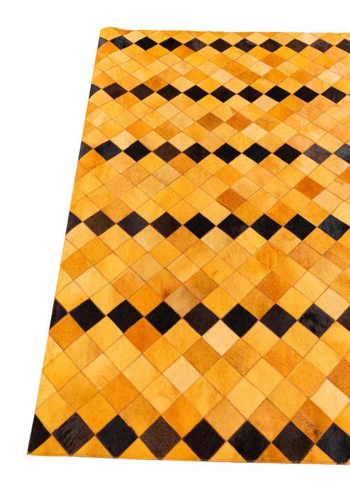 5' 1 x 8' Cowhide Stocks Rug