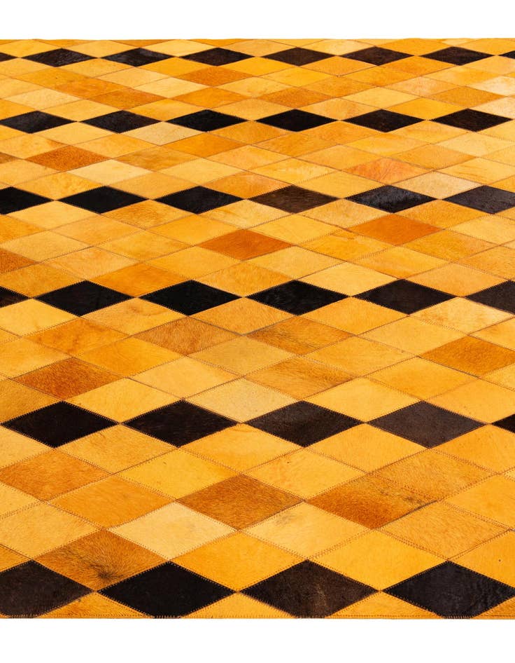 Detail image of 5' 1 x 8' Cowhide Stocks Rug