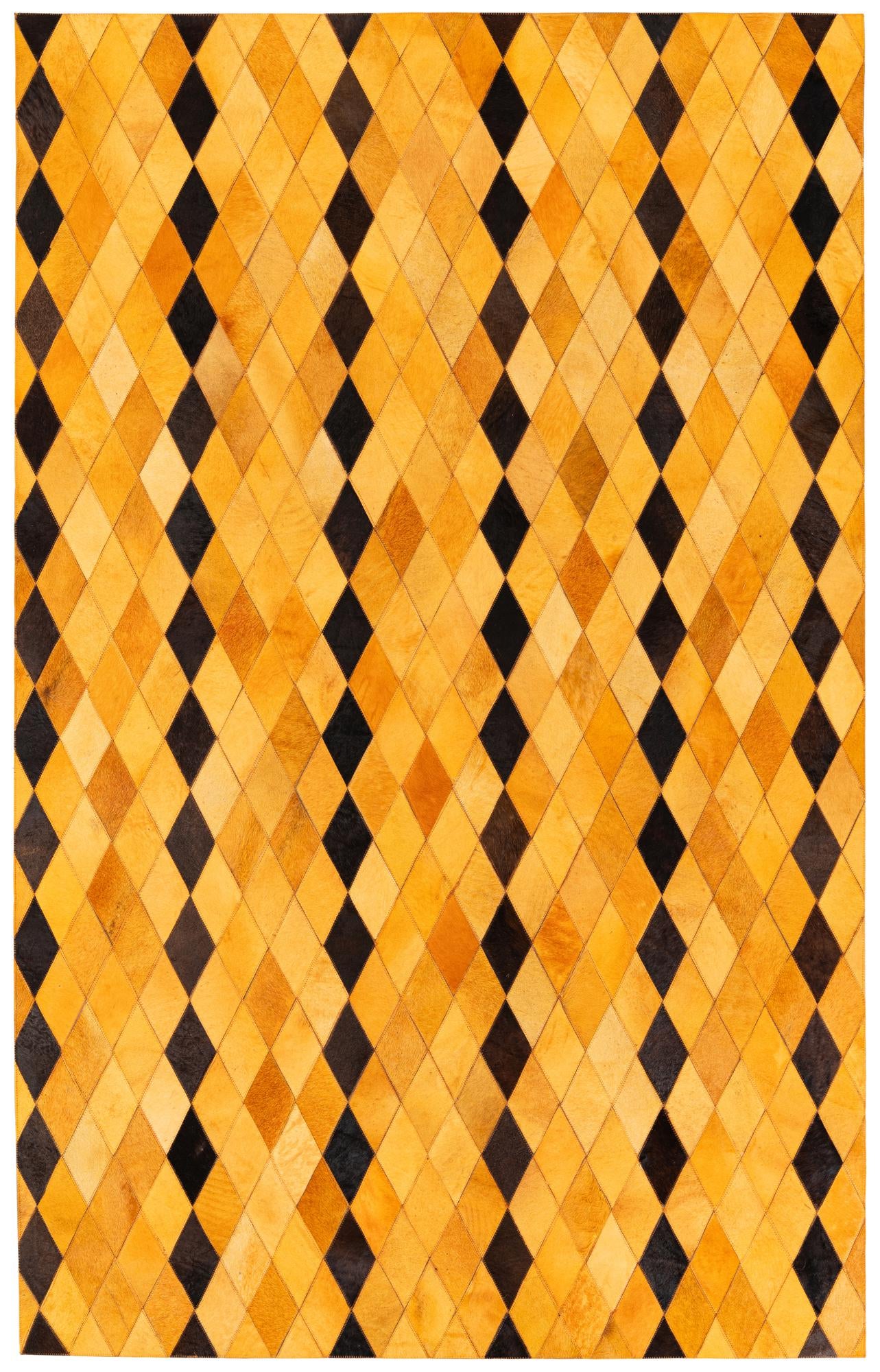 5' 1 x 8' Cowhide Stocks Rug