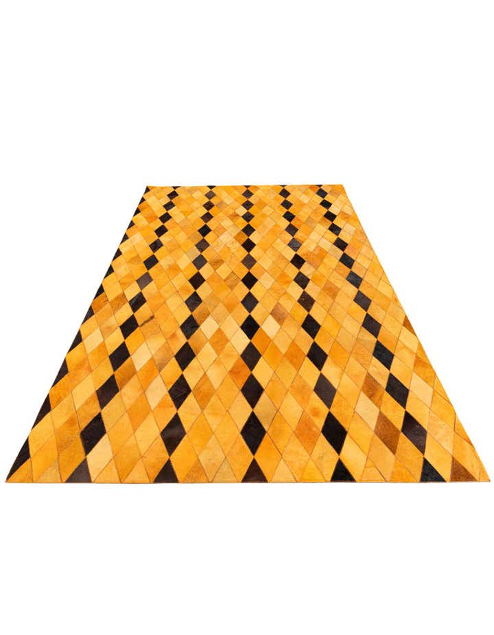 5' 1 x 8' Cowhide Stocks Rug