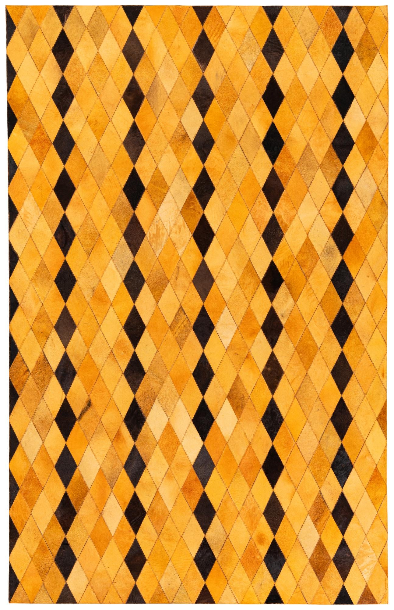 5' 1 x 8' Cowhide Stocks Rug