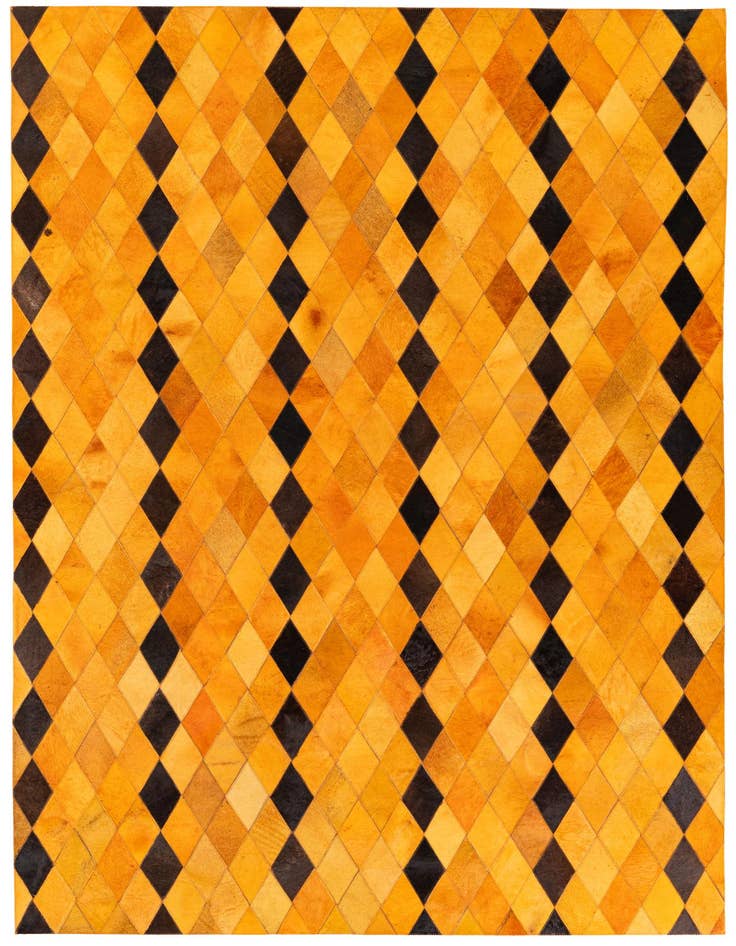 Detail image of 5' 1 x 8' Cowhide Stocks Rug