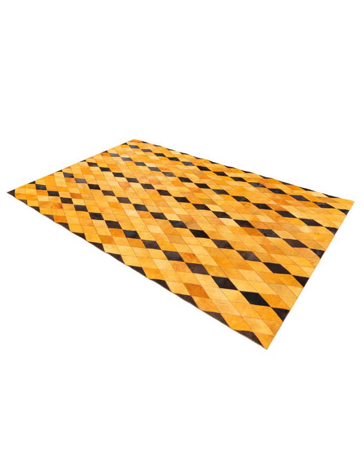 5' 1 x 8' Cowhide Stocks Rug