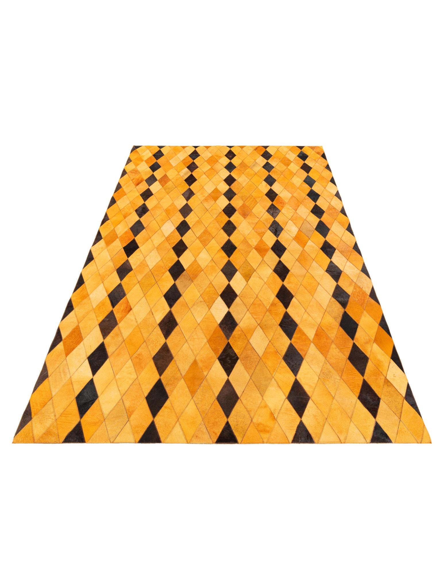 5' 1 x 8' Cowhide Stocks Rug
