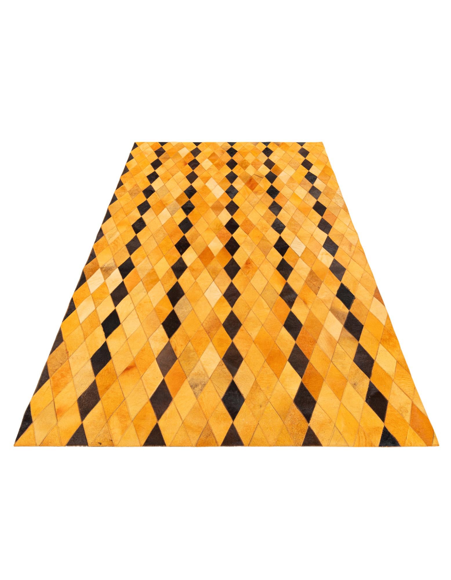 5' 1 x 7' 11 Cowhide Stocks Rug