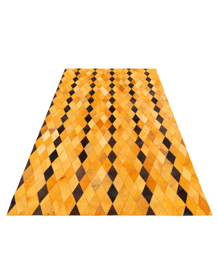 Detail image of 5' 1 x 7' 11 Cowhide Stocks Rug