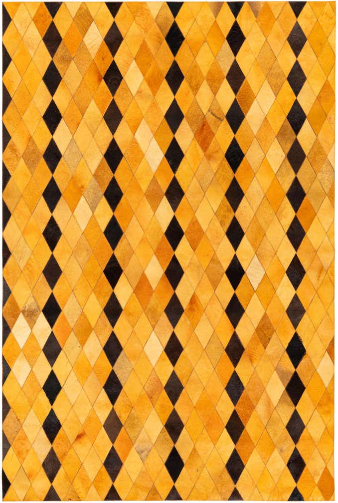 5' 1 x 7' 11 Cowhide Stocks Rug