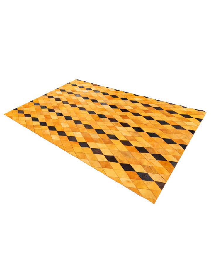 5' 1 x 8' Cowhide Stocks Rug