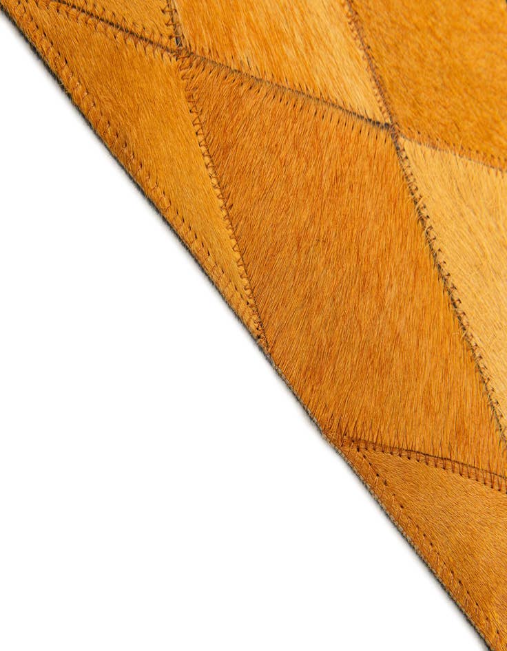Detail image of 5' 1 x 8' Cowhide Stocks Rug