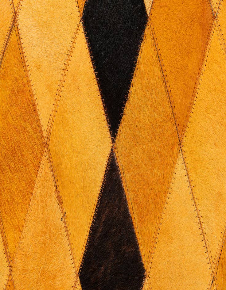 Detail image of 5' 1 x 8' Cowhide Stocks Rug