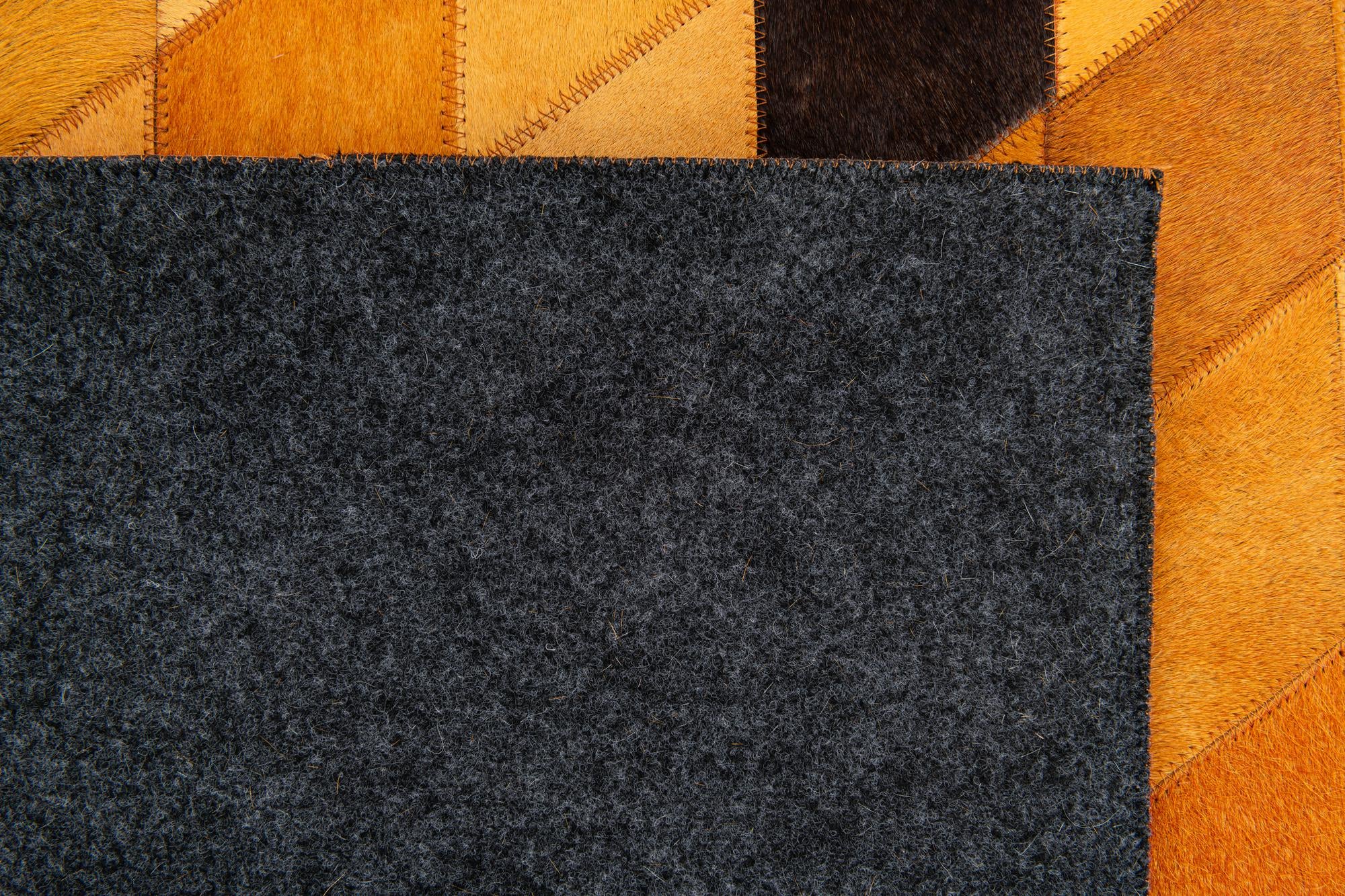 5' 1 x 8' Cowhide Stocks Rug