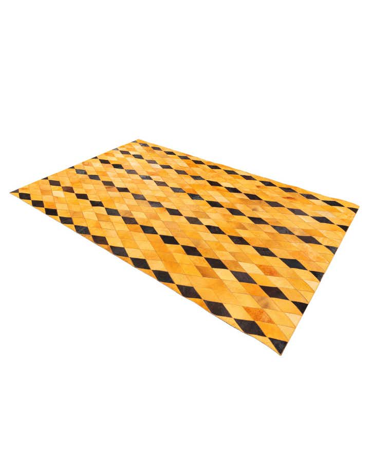 5' 1 x 8' Cowhide Stocks Rug