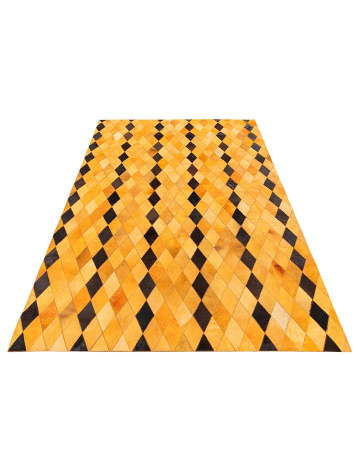 5' 1 x 8' Cowhide Stocks Rug