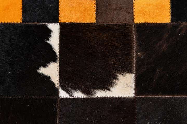 5' x 8' Cowhide Stocks Rug