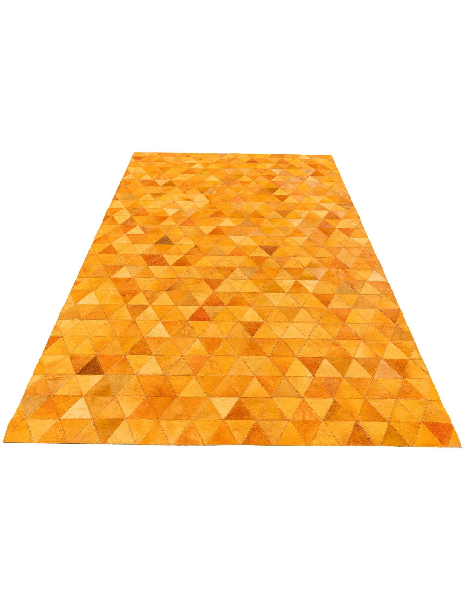 5' 2 x 8' 1 Cowhide Stocks Rug