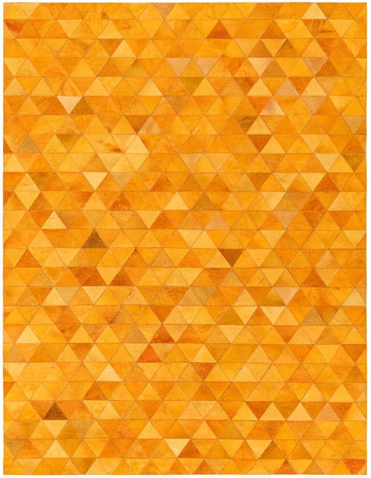 Detail image of 5' 2 x 8' 1 Cowhide Stocks Rug