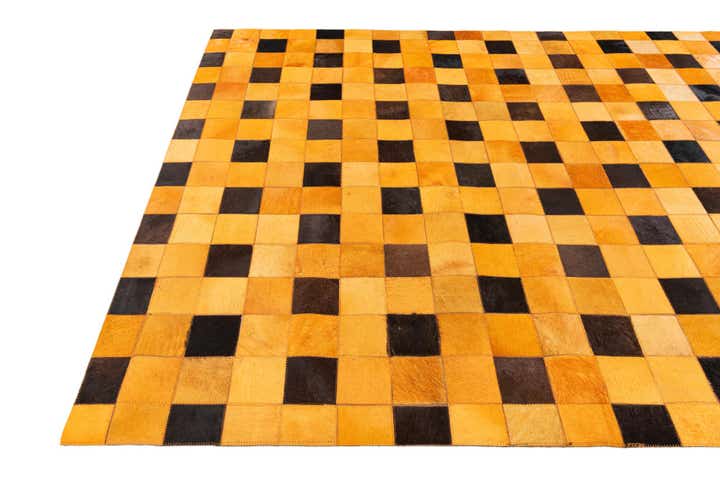 5' 1 x 8' Cowhide Stocks Rug