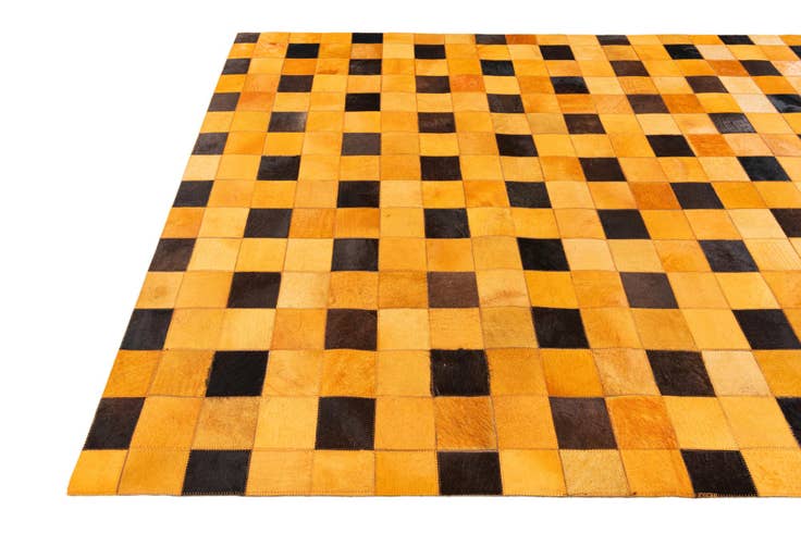 Detail image of 5' 1 x 8' Cowhide Stocks Rug