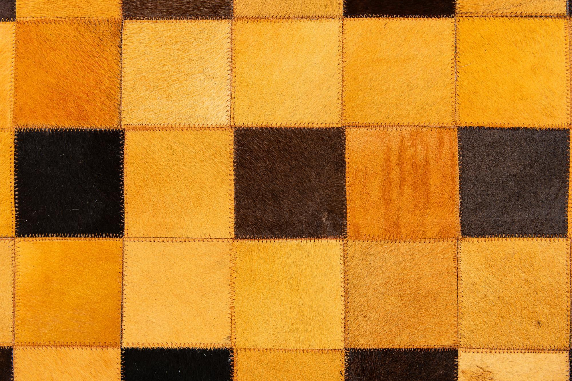 5' 1 x 8' Cowhide Stocks Rug